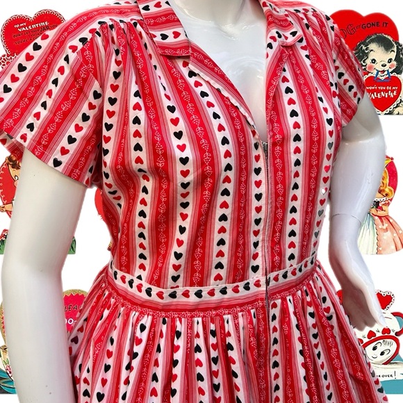 Bernie Dexter Queen Of Hearts Dress 4X NWT - Picture 3 of 6